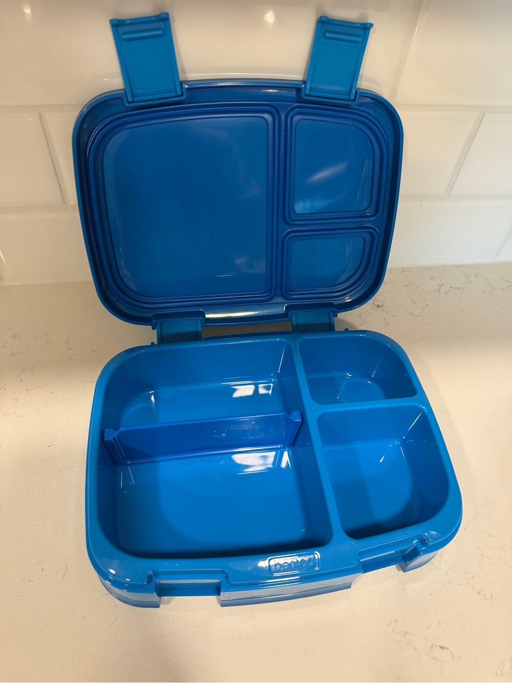 Blue Divided Bentgo Lunchbox with Secure Latches